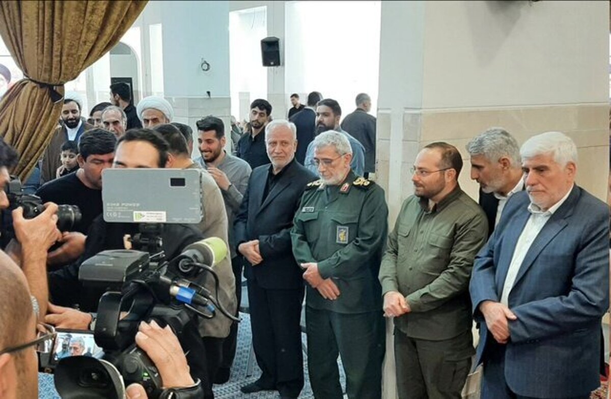 اولین سالگرد شهادت سردار زاهدی و همرزمانش برگزار شد