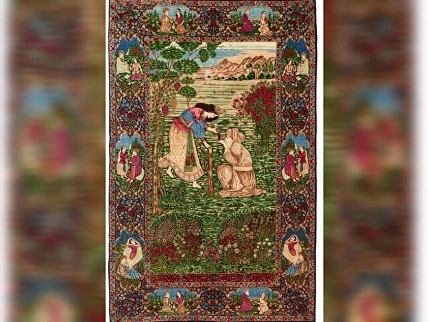 نمایش قالیچه «شیخ صنعان و دختر ترسا» در کاخ نیاوران