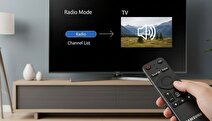 چگونه تلویزیون سامسونگ را از حالت رادیو خارج کنیم؟