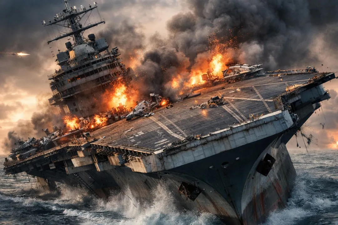 آیا ناوهای هواپیمابر غرق‌ می‌شوند!