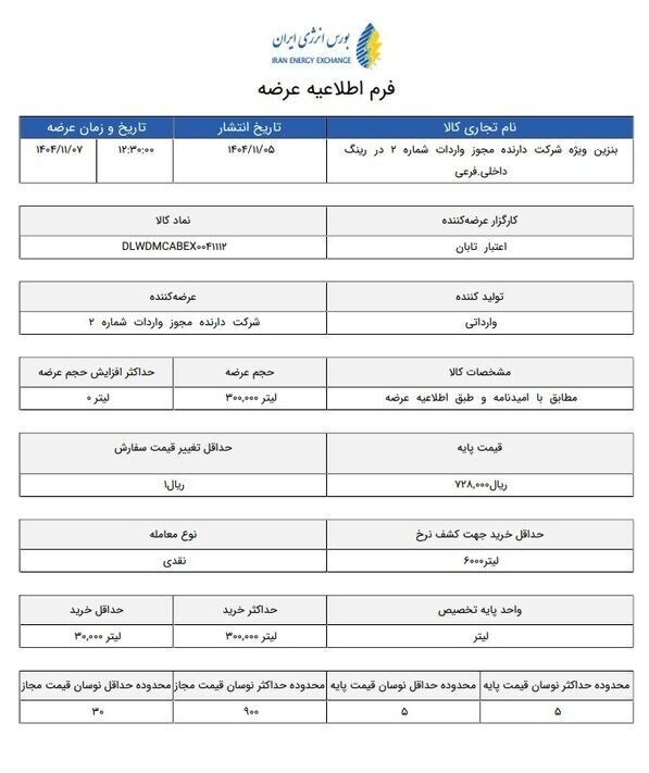 قیمت تازه بنزین چند؟ قیمت تازه بنزین چند؟