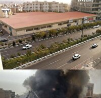 دلیل آتش سوزی و اعزام اورژانس به محل حریق در بازارچه بزرگ جنت آباد