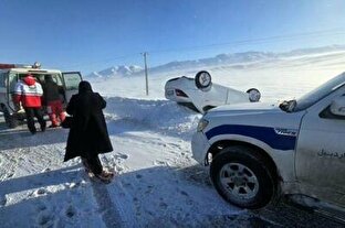 مسافران جاده‌های برفی را رصد کنند