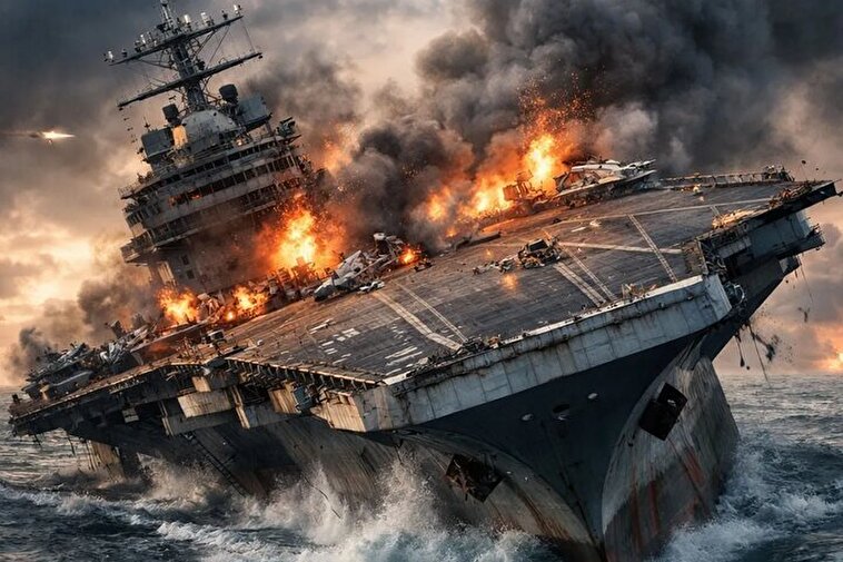 چگونه می‌توان یک ناو هواپیمابر را غرق کرد