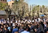 دومین روز تجمع دانشجویان در چند دانشگاه تهران (عکس)