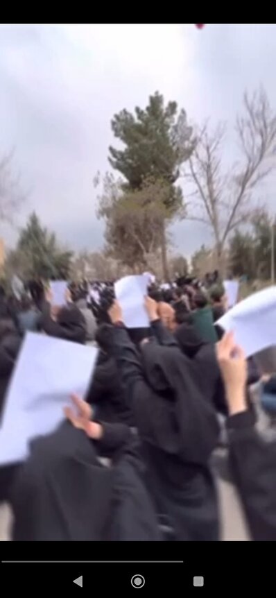 تحصن در دانشگاه مشهد امروز +فیلم