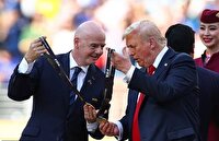 ضعف رفتن ترامپ برای رییس فیفا