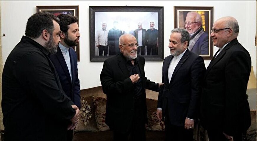 دیدار عراقچی با خانواده شهید سید حسن نصرالله