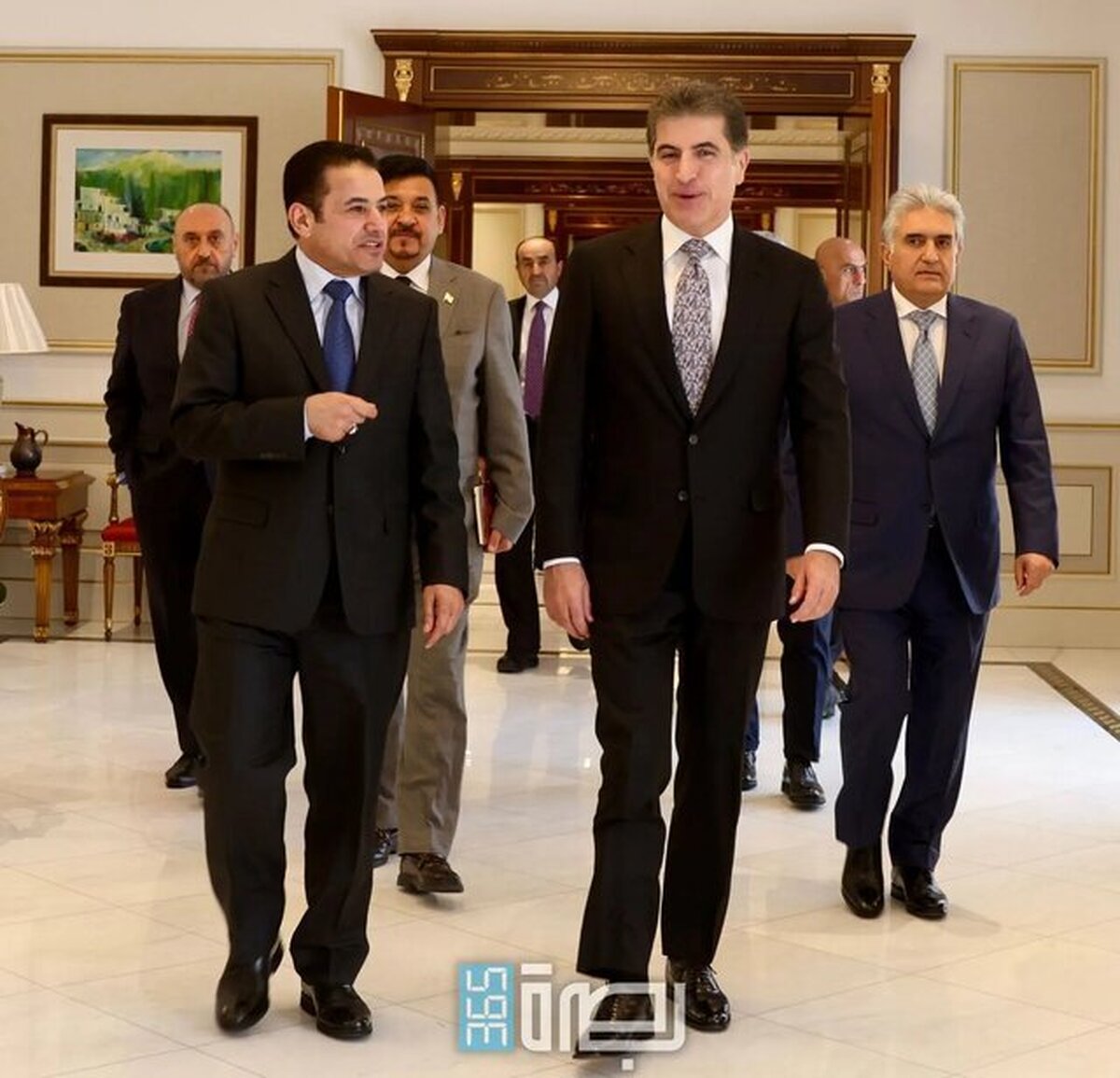 دیدار الاعرجی و نیچروان بارزانی در اربیل