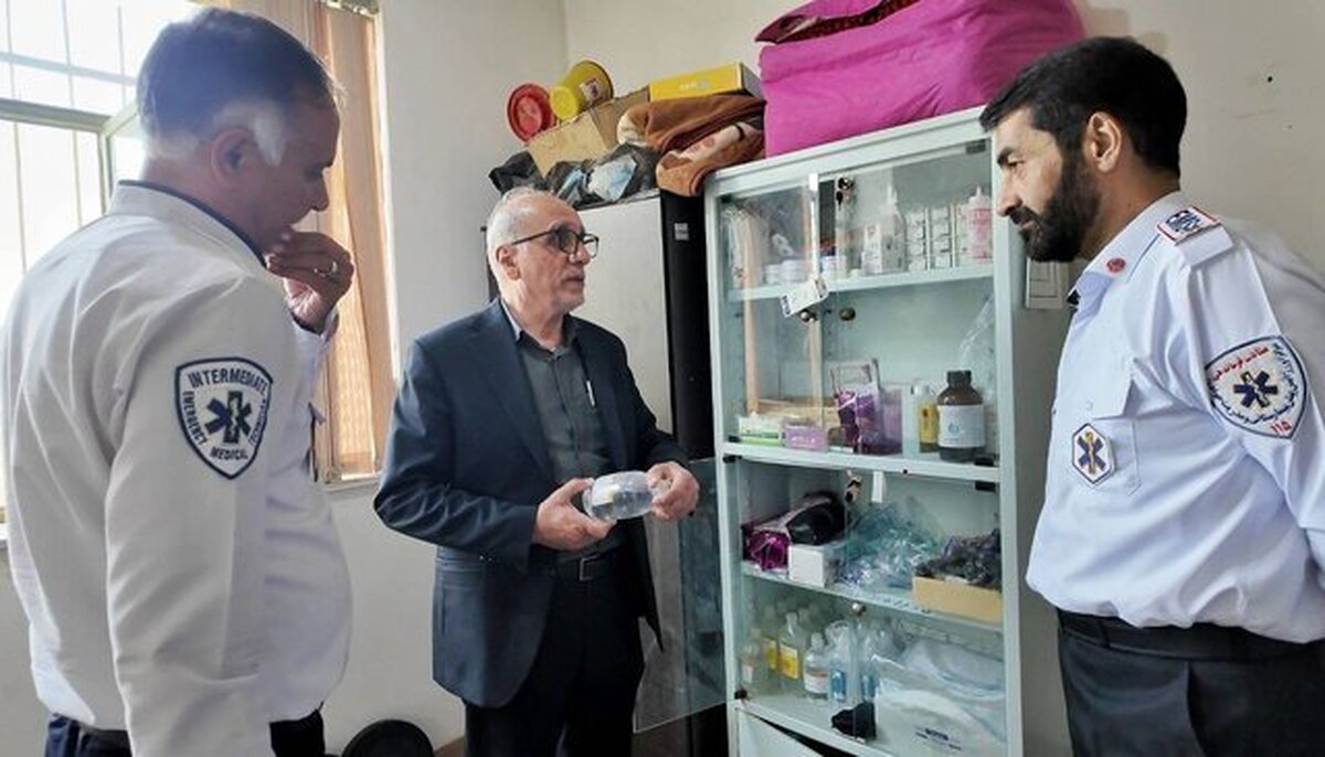بازدید رئیس اورژانس کشور از تمهیدات پیاده روی اربعین