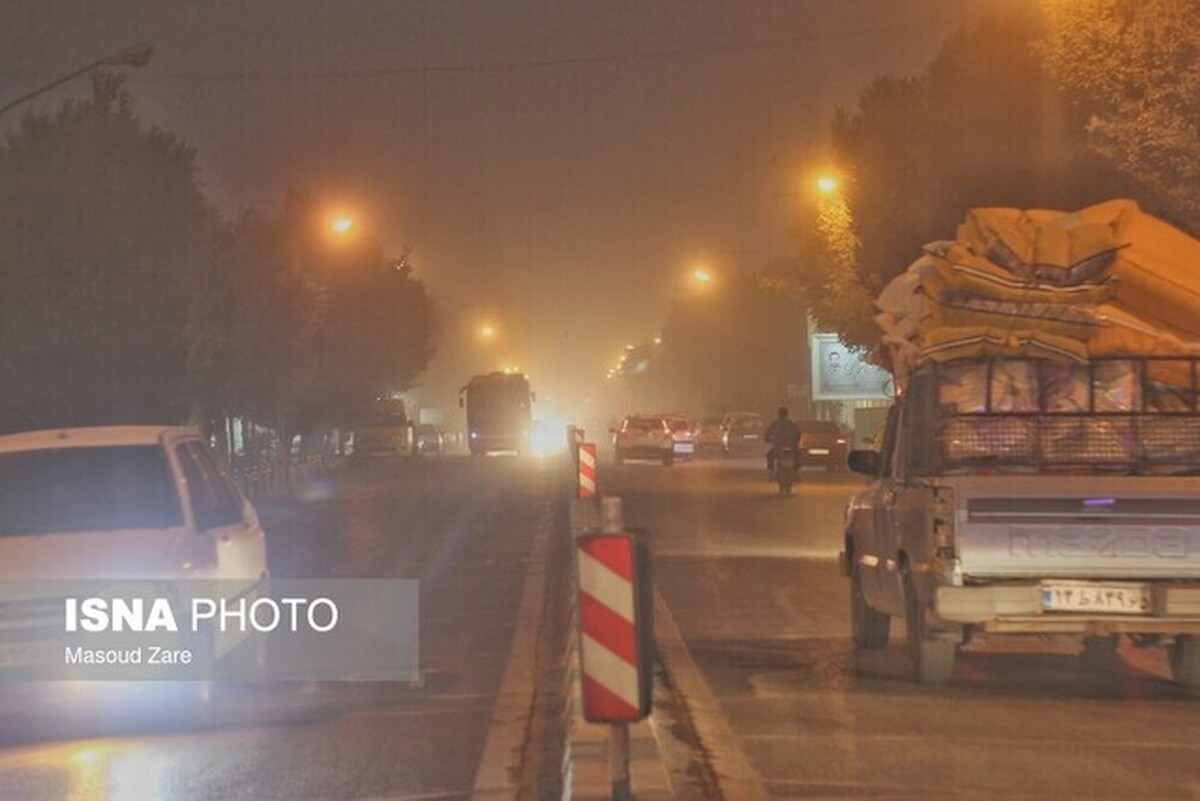 باد شدید و گرد و خاک در نقاط مختلف کشور