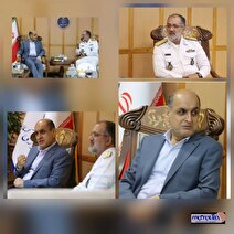 استاندار گیلان در دیدار با فرمانده ناوگان شمال نیروی دریایی ارتش جمهوری اسلامی ایران:
امنیت پایدار خزر فرصتی ارزشمند برای توسعه تجارت دریایی است