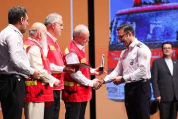 مراسم گرامیداشت روز آتش‌نشان