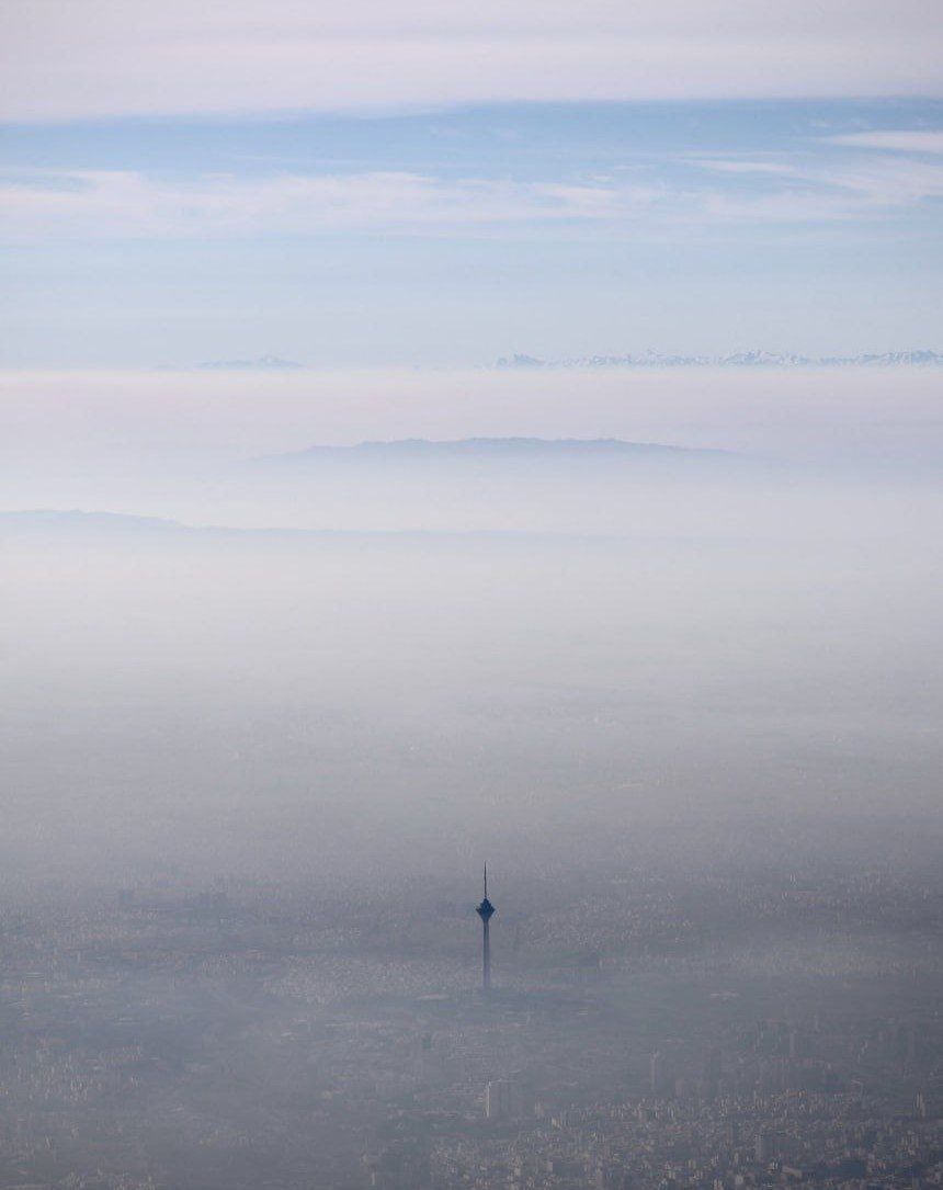 تصویری عجیب از تهران! تصویری عجیب از تهران!