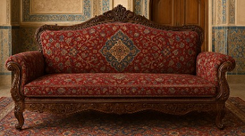 مبل ایرانی با طراحی سفارشی؛ تلفیق هنر و کیفیت  در کارگاه‌های جاجرود