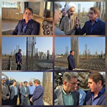 امیر مرادی پنجشنبه، 22 آبان در حاشیه بازدید از پروژه در حال ساخت بیمارستان و هتل