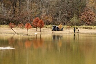 پاییز خشک مازندران؛ دریاچه الندان نفس کم می‌آورد