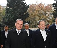 استقبال وزیر خارجه جمهوری آذربایجان از عراقچی