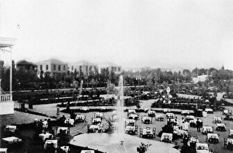 ۹۰ سال پیش محوطه تئاتر شهر این شکلی بود!