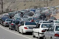 ترافیک سنگین در محورهای منتهی به شهرهای شمالی