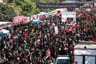 مراسم راهپیمایی جاماندگان اربعین در تهران