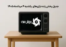 کنداکتور روزانه مسابقات داخلی و بین‌المللی امروز