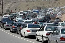 ترافیک سنگین در محورهای منتهی به شهرهای شمالی