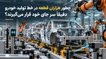 چطور هزاران قطعه در خط تولید خودرو دقیقاً سر جای خود قرار می‌گیرند؟
