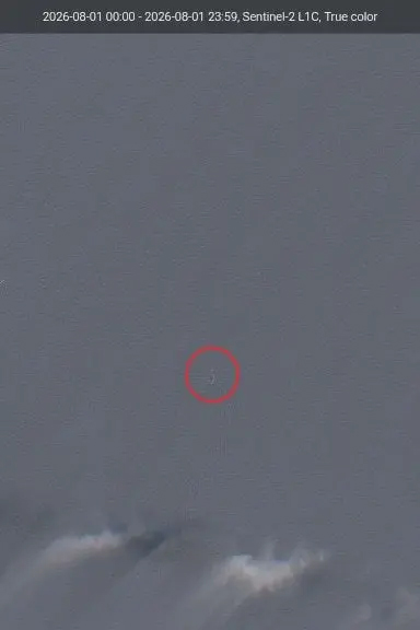 تصاویر ماهواره ای از ناو هواپیمابر آبراهام لینکلن در خلیج عمان تصاویر ماهواره ای از ناو هواپیمابر آبراهام لینکلن در خلیج عمان