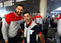 تیم ملی والیبال ایران وارد لس آنجلس شد+عکس