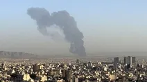 مشاهده دود در شمال تهران