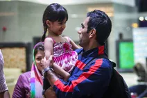 (تصاویر) استقبال از تیم ملی فوتبال در فرودگاه