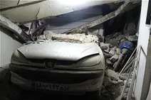 (تصاویر) سقوط سنگ 4.5 تنی در نیاوران