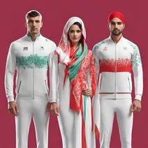 دانلود عکس/ ببینید هوش مصنوعی چطور لباس ورزشکاران ایرانی را طراحی کرد!