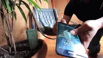 شارژ تلفن همراه با خاک گیاهان