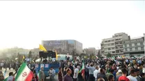 دقایقی پیش تجمع تهرانی‌ها برای تشکر + فیلم