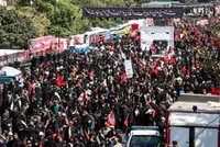 مراسم راهپیمایی جاماندگان اربعین در تهران