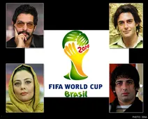 بازیگران هم به جام جهانی می‌روند