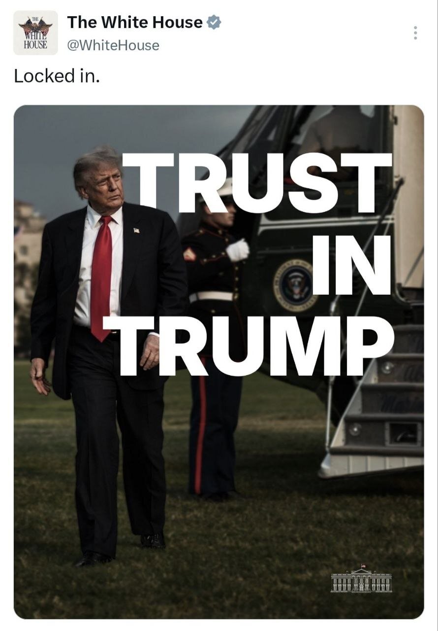 به ترامپ اعتماد کنید +تصویر «Trust in Trump» به ترامپ اعتماد کنید +تصویر «Trust in Trump»