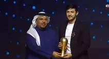سردار آزمون برنده توپ طلایی امارات شد + فیلم
