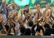 عکس: بازیگران خنده‌ بازار پای منبر مداحی
